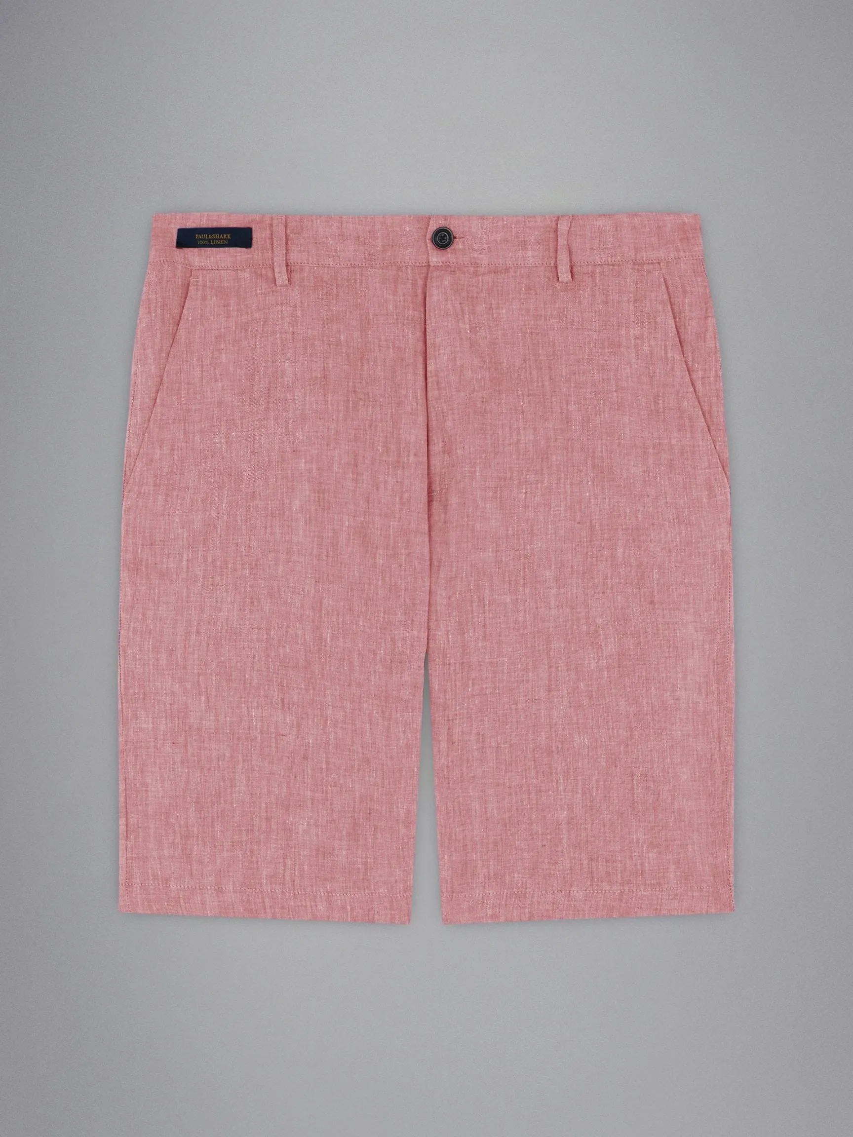 Linen Bermuda Short | Pink