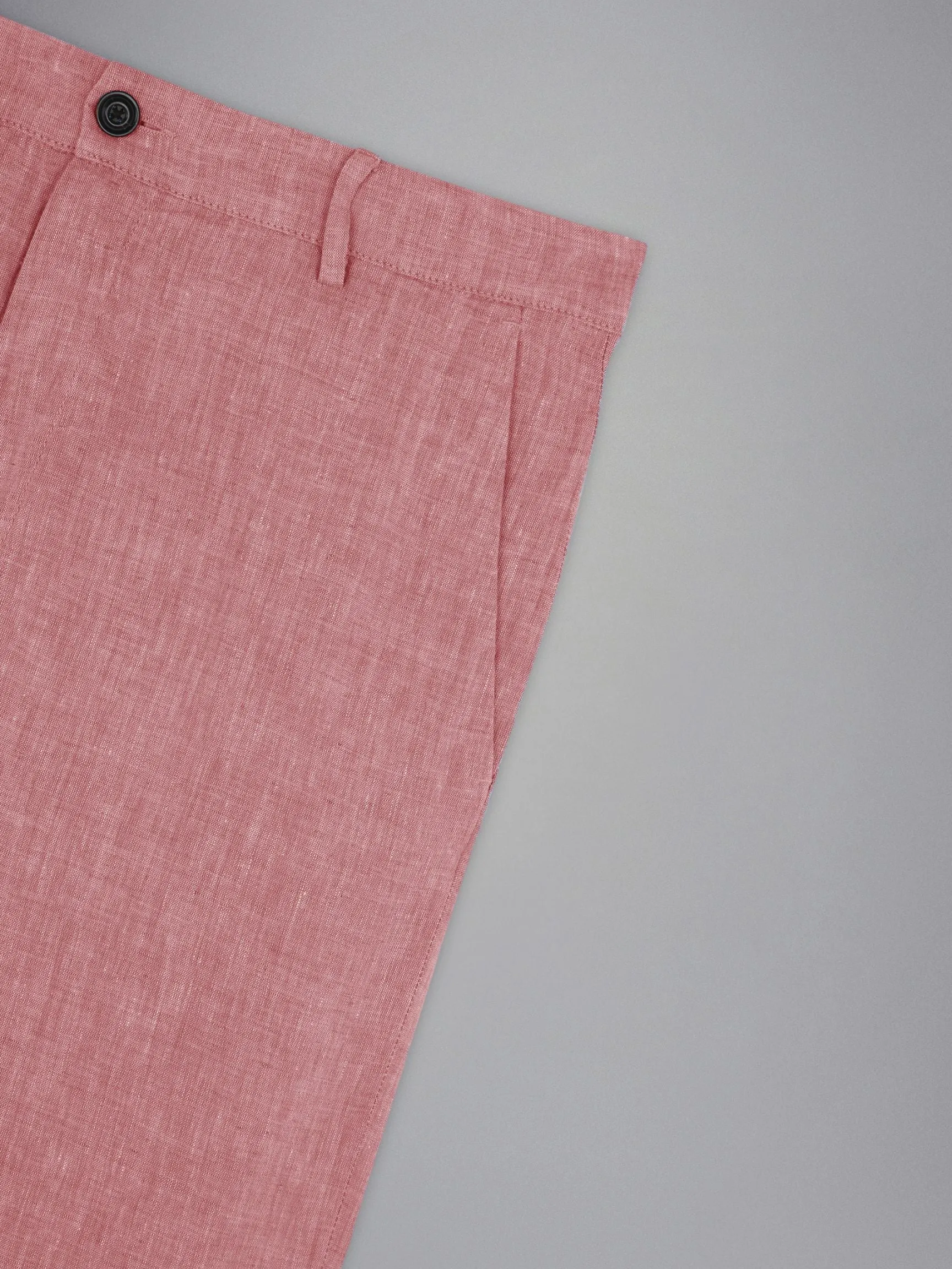 Linen Bermuda Short | Pink