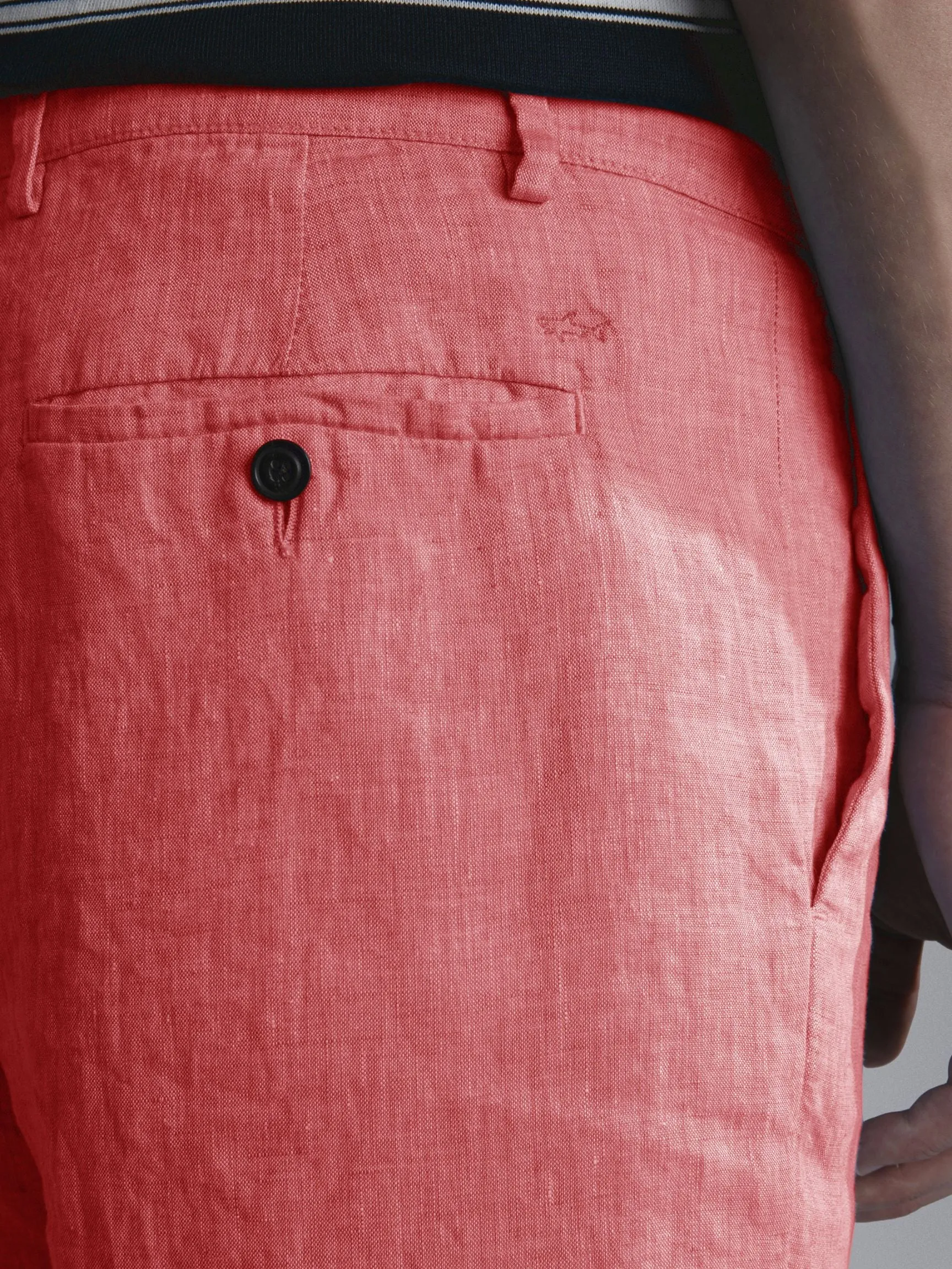 Linen Bermuda Short | Pink