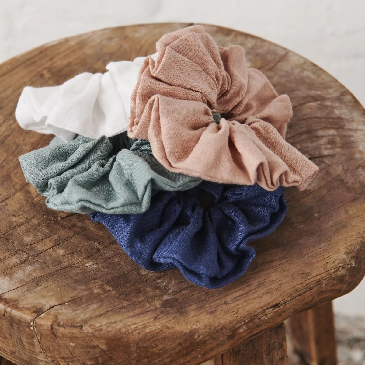 Linen Scrunchies