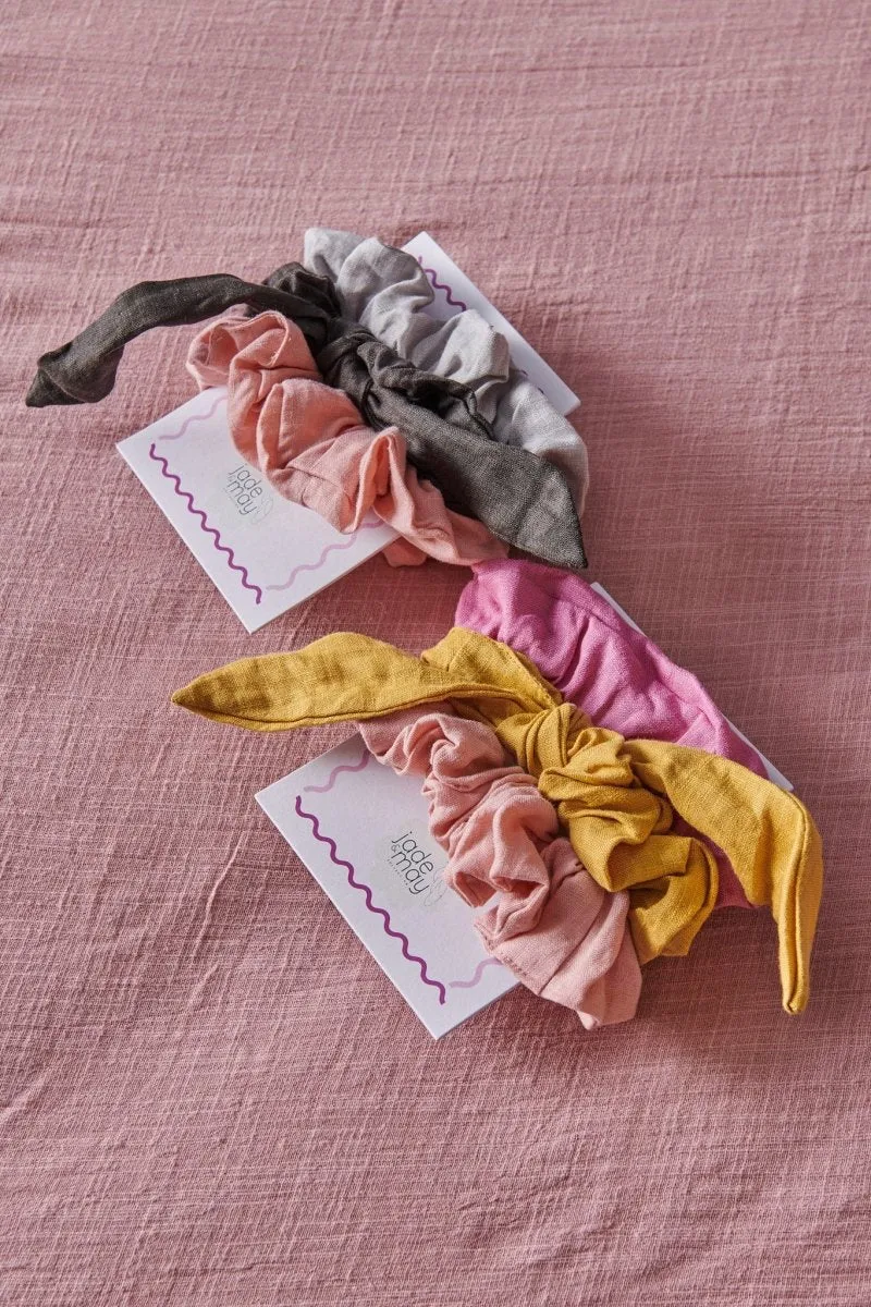 Linen Scrunchies