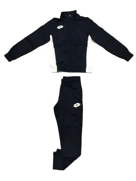 Lotto Sweat Delta T1963 blue white children's polyester tracksuit