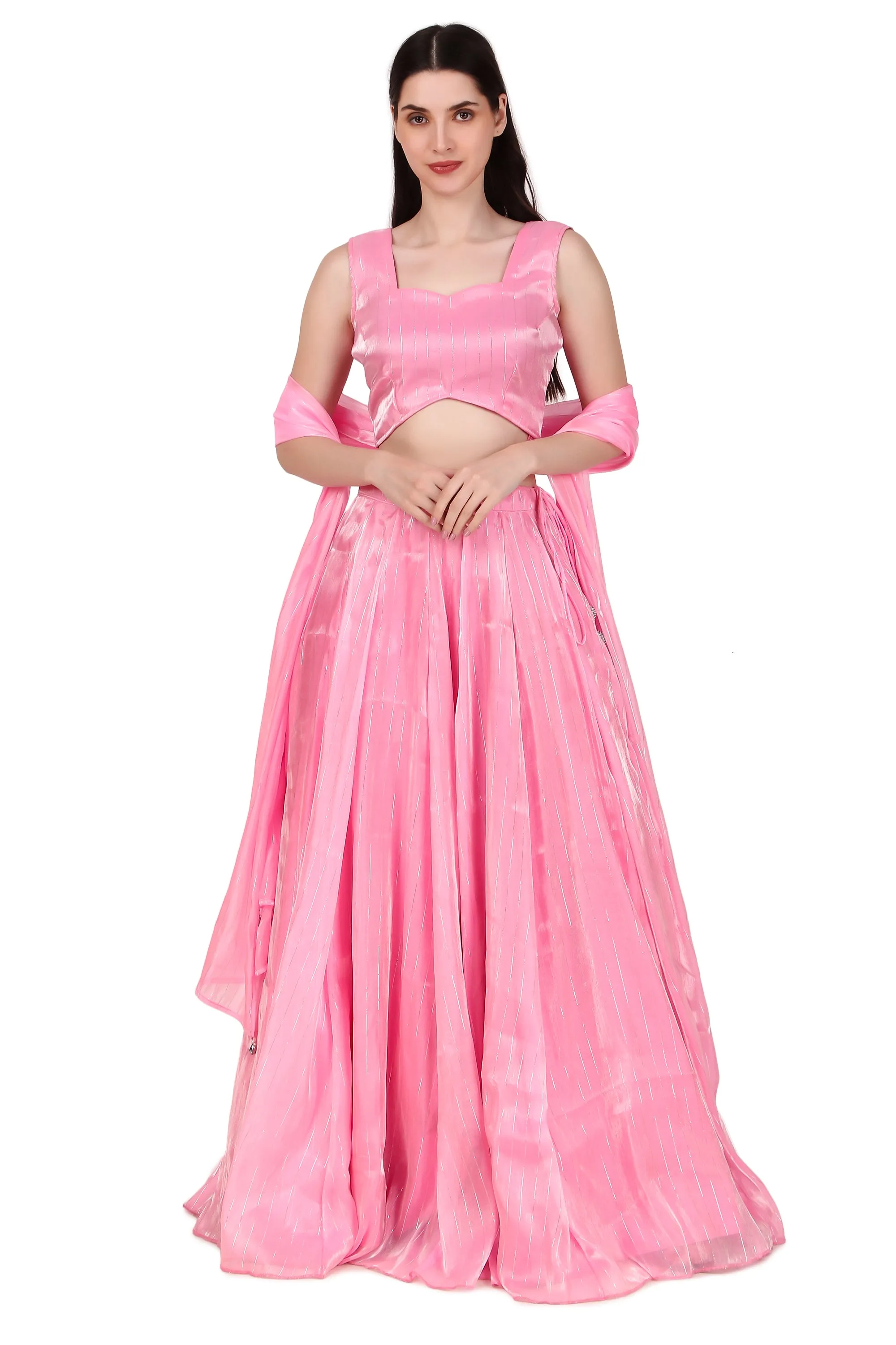 Magnetism pink Lehenga choli for Women