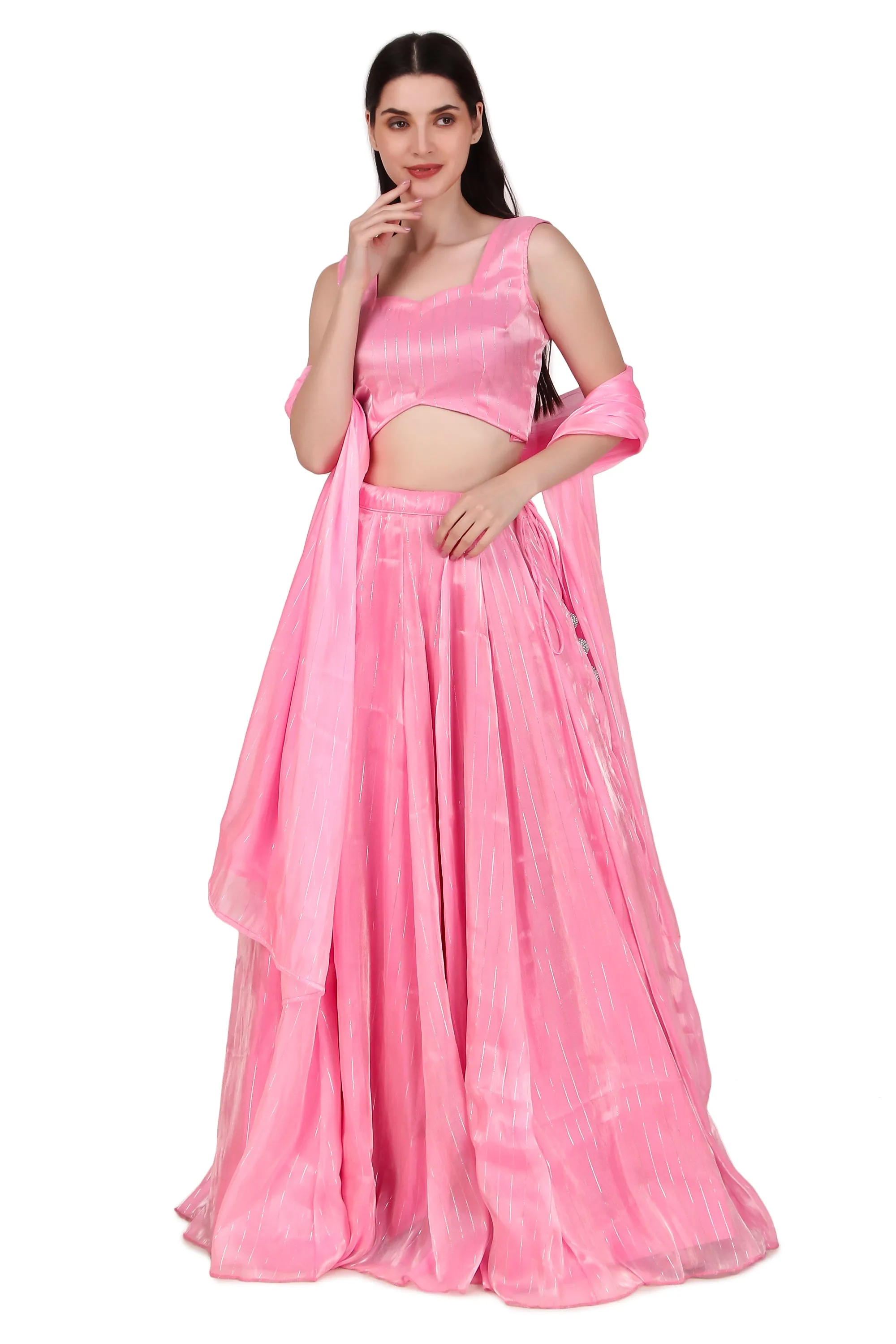 Magnetism pink Lehenga choli for Women