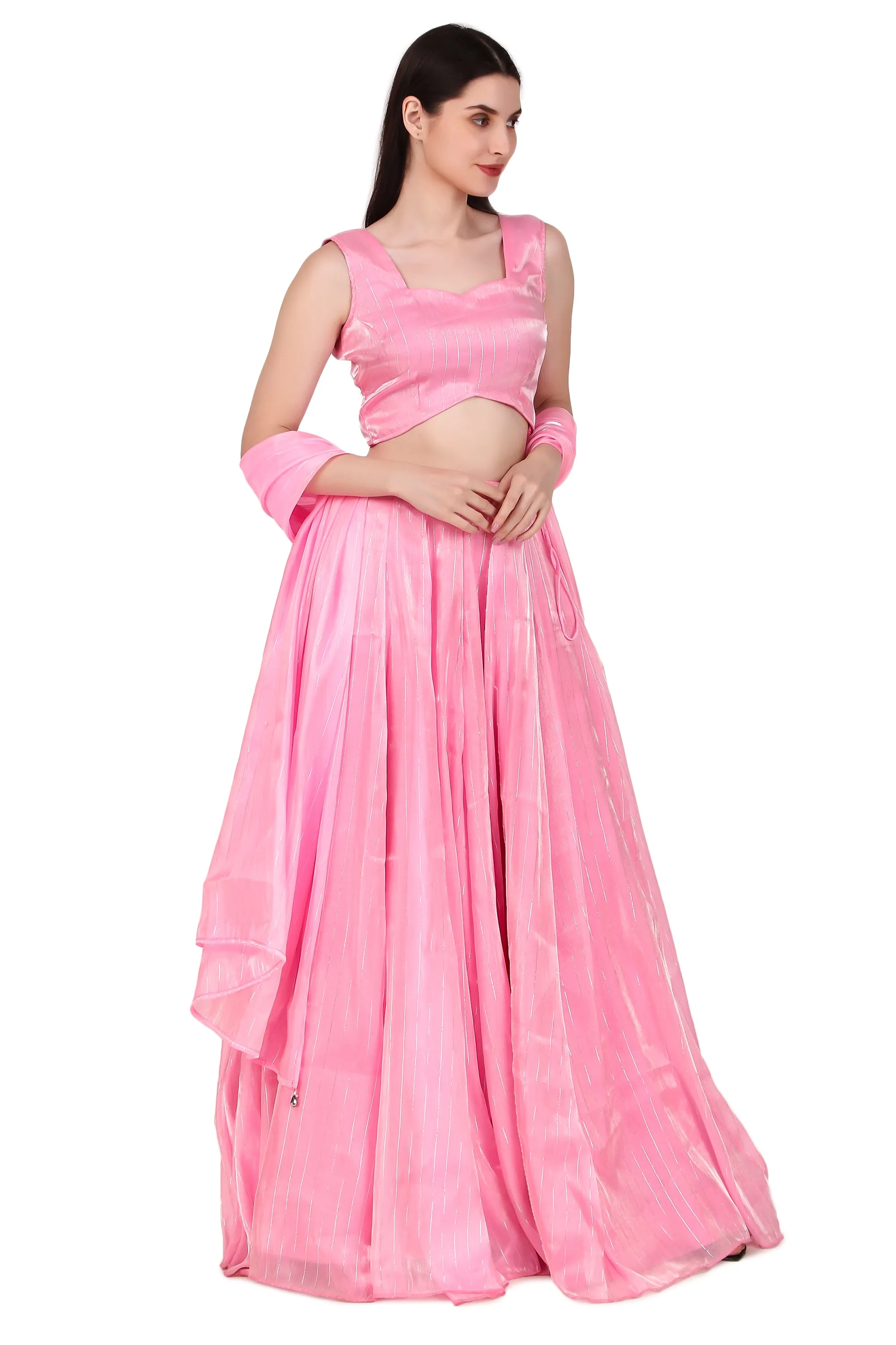 Magnetism pink Lehenga choli for Women