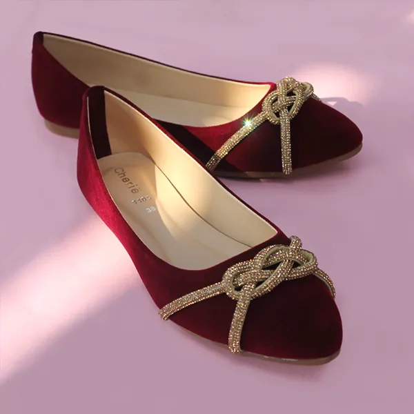 Maroon Pumps for women