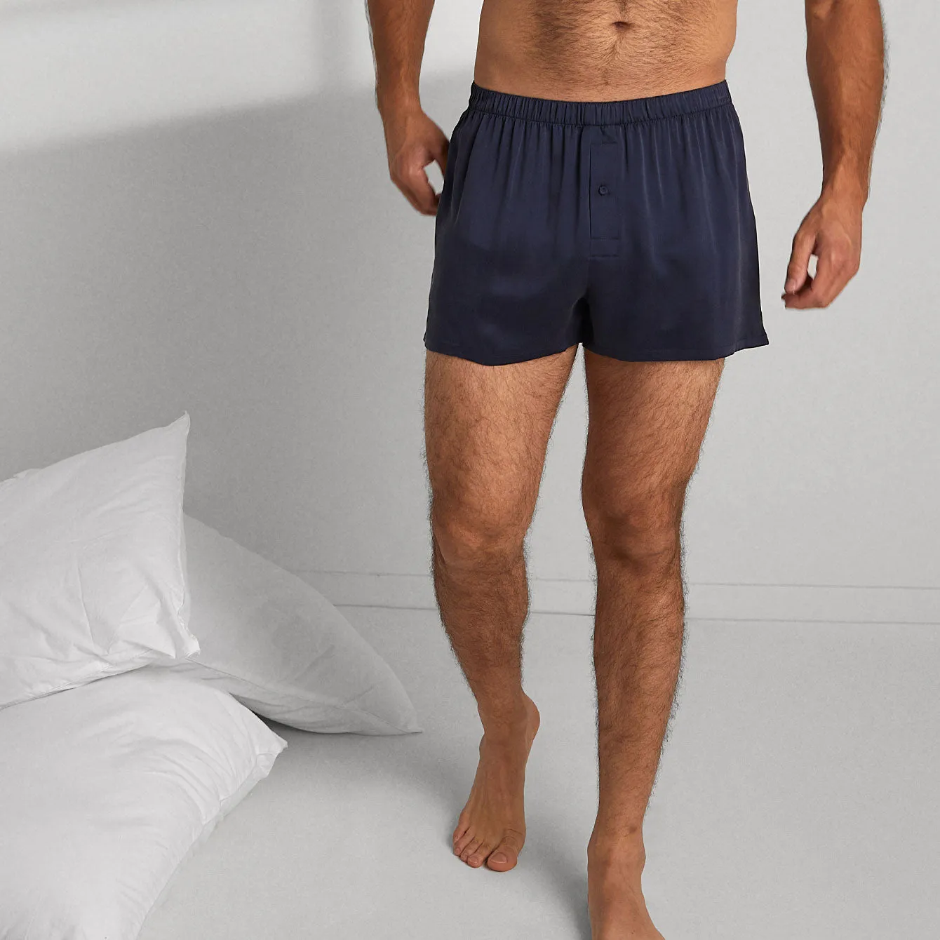 Men's Washable Silk Boxer