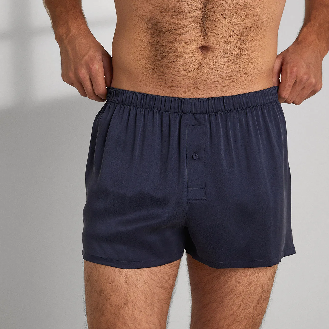 Men's Washable Silk Boxer