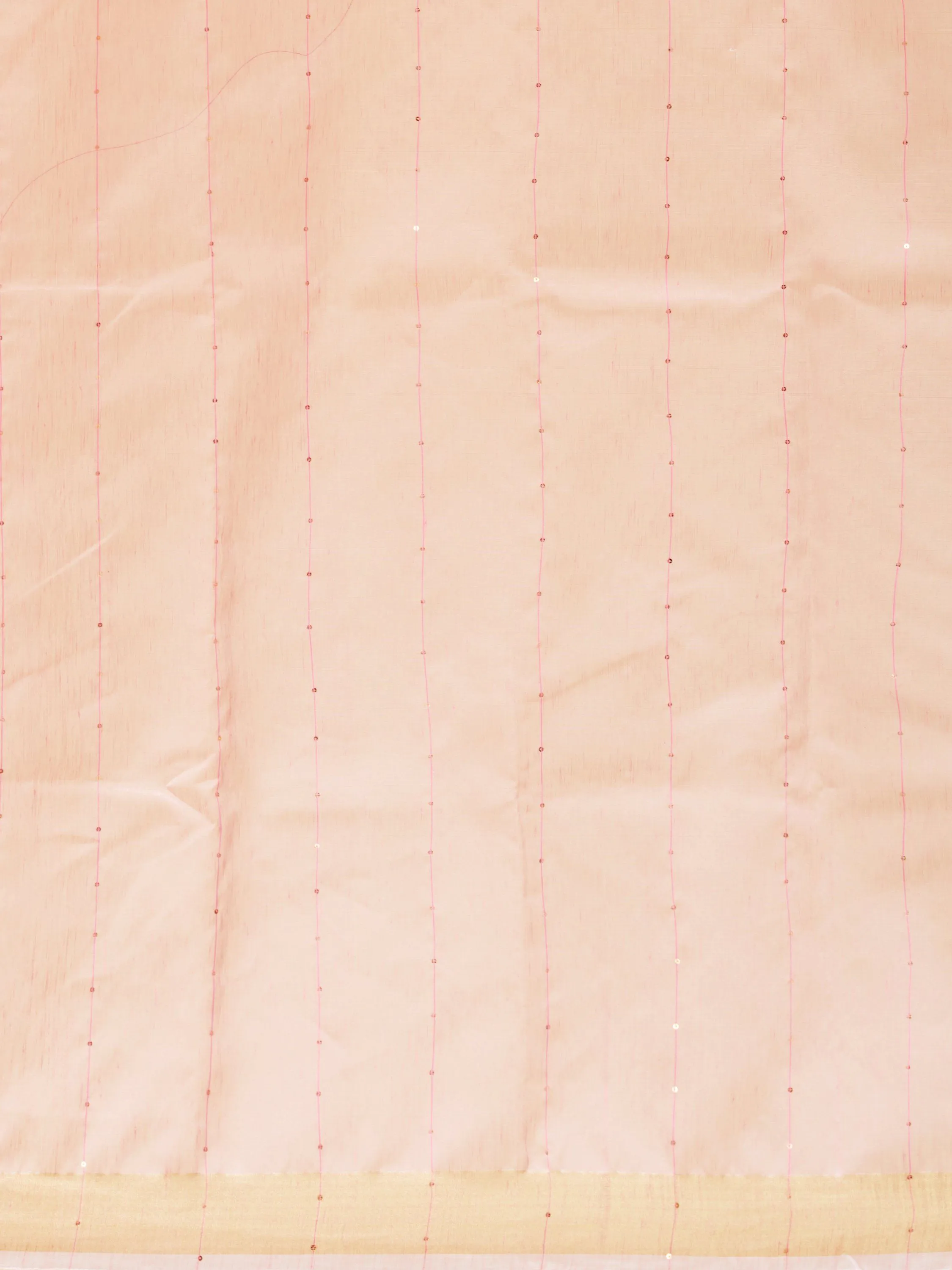 Peach colored matka silk