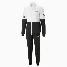 Puma Tracksuit Power Tr Cl Unisex adult tracksuit in polyester 673310 01 black-white