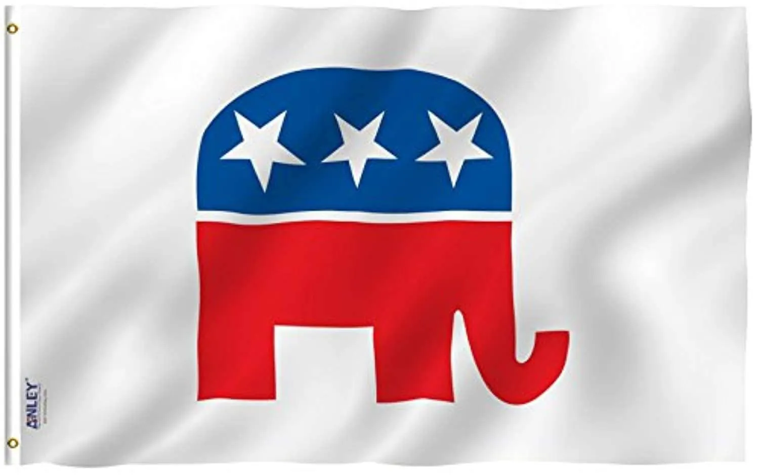 Republican Party GOP Flag Elephant Polyester Flag