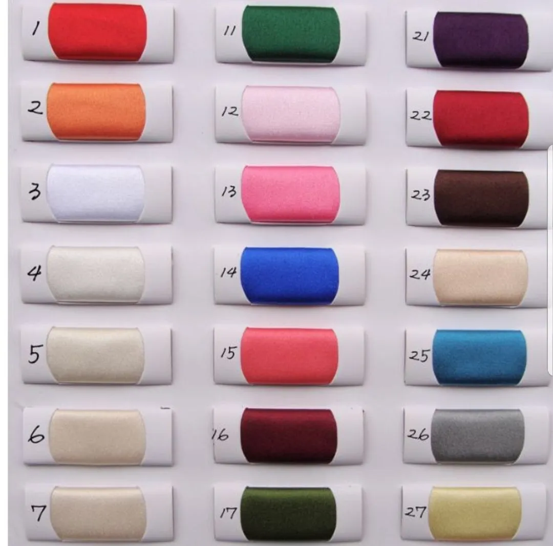 Satin Colour Chart