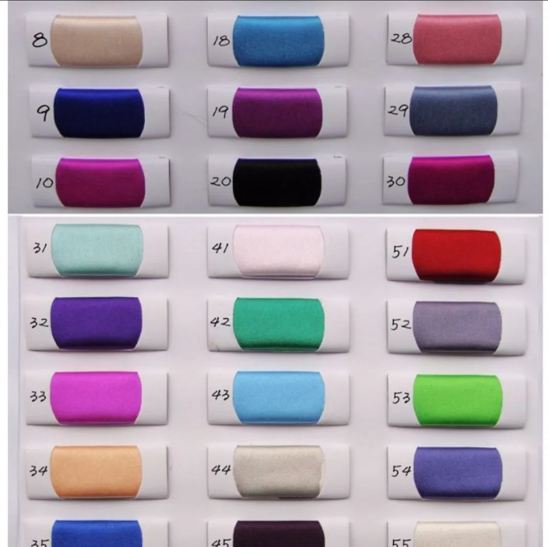 Satin Colour Chart