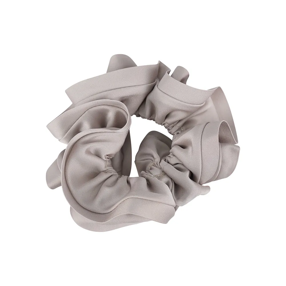 SATIN TRIM CLASSIC SCRUNCHIE