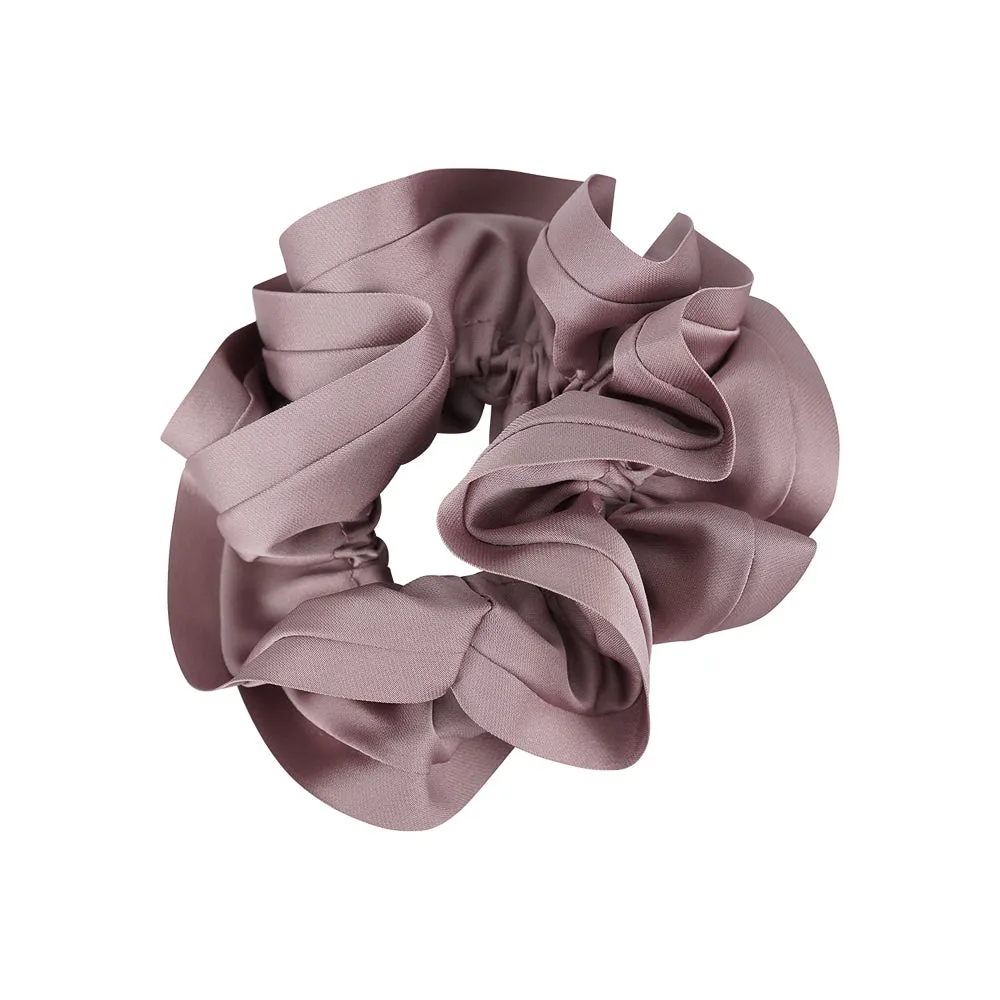 SATIN TRIM CLASSIC SCRUNCHIE