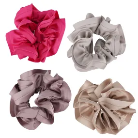 SATIN TRIM CLASSIC SCRUNCHIE