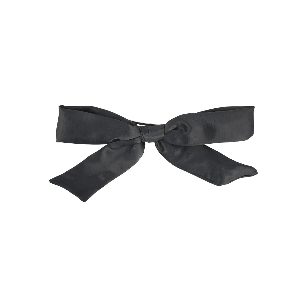 SHORT SATIN BOW