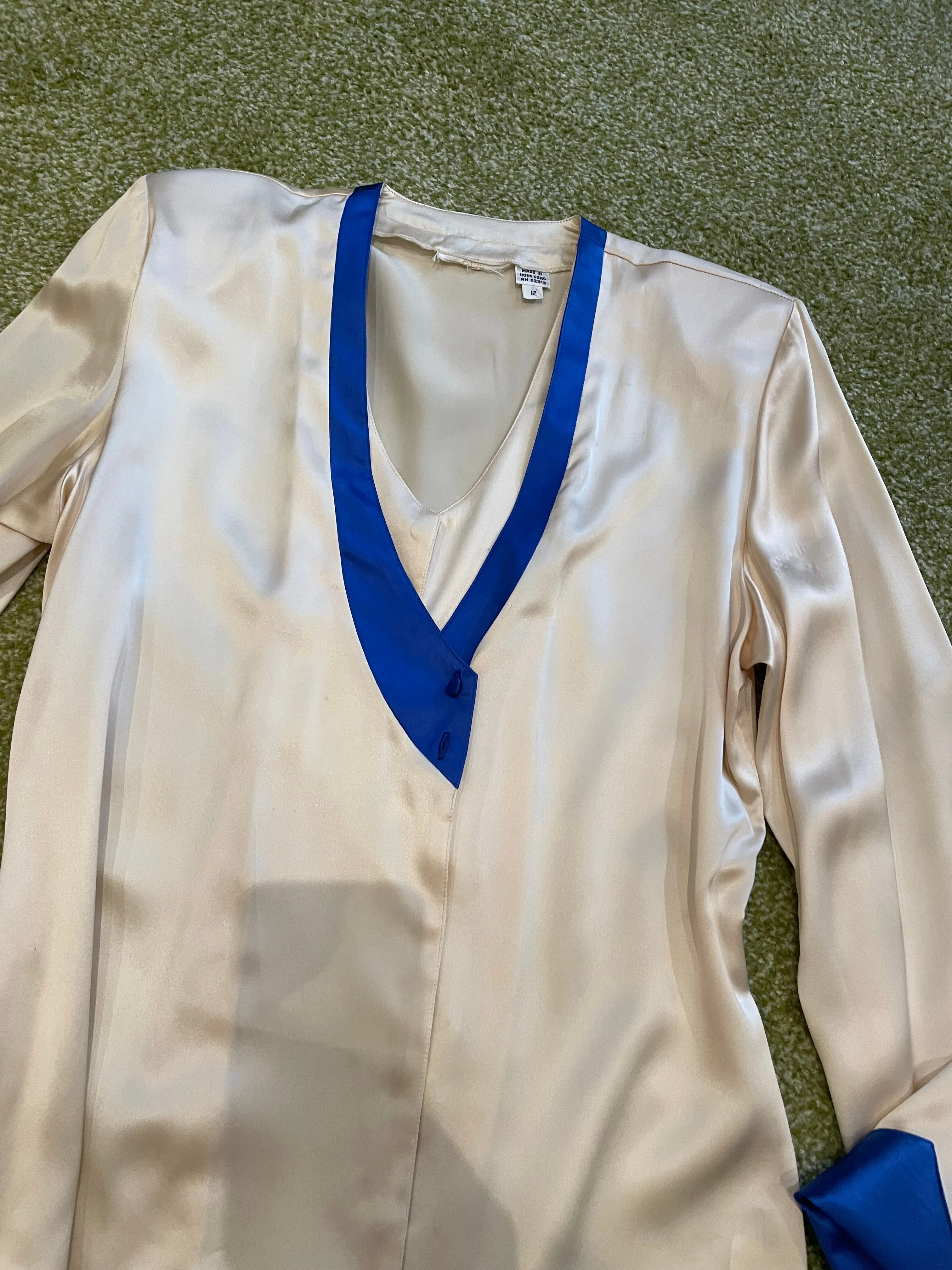 Silk Charmeuse Blouse