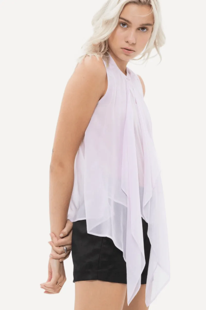 Silk Drape Blouse