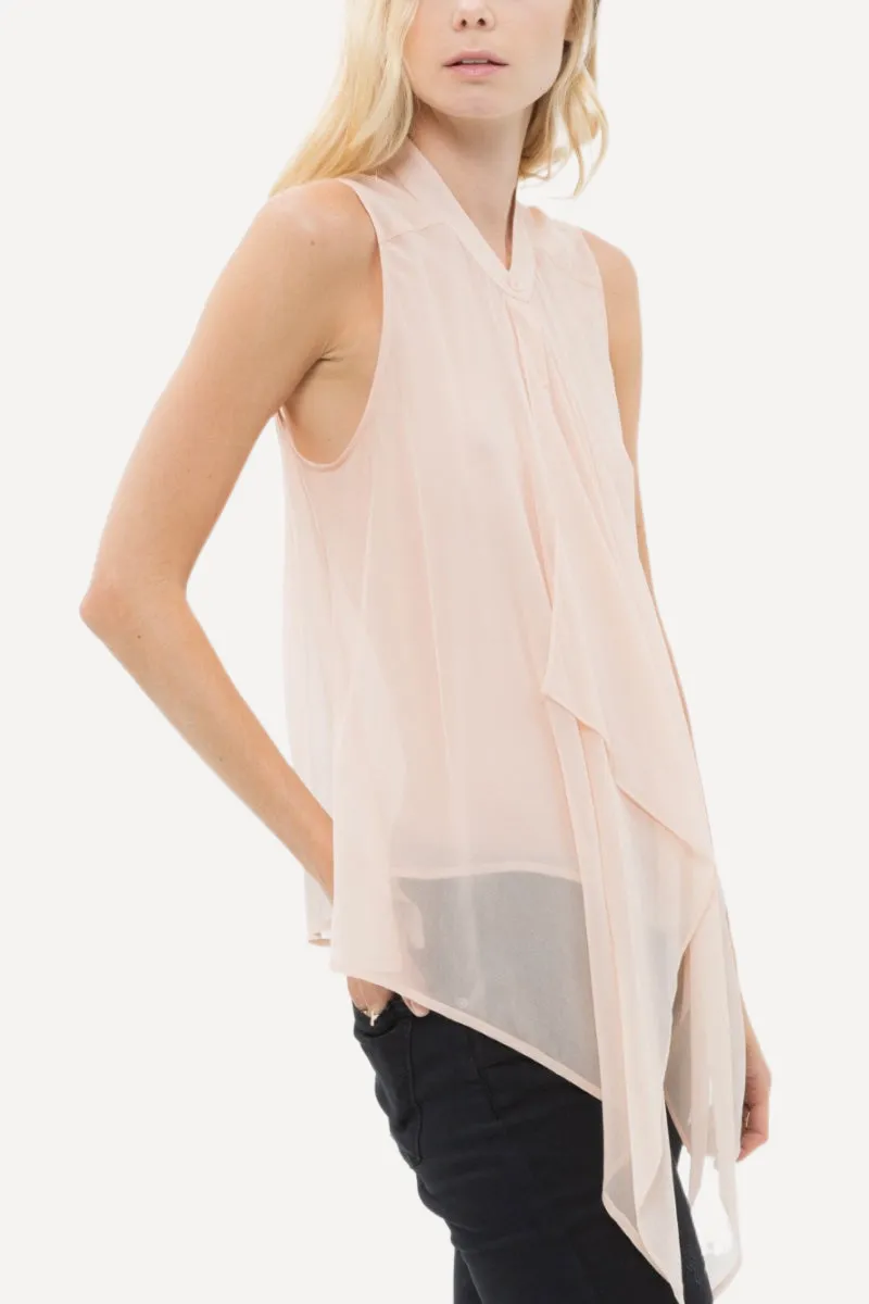 Silk Drape Blouse