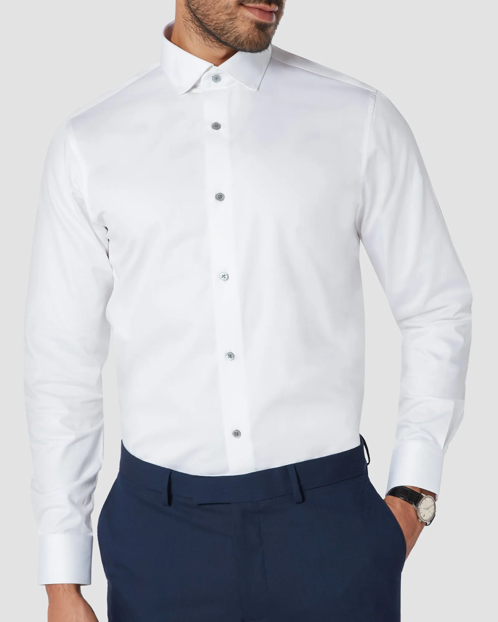 Soktas Satin Shirt - White