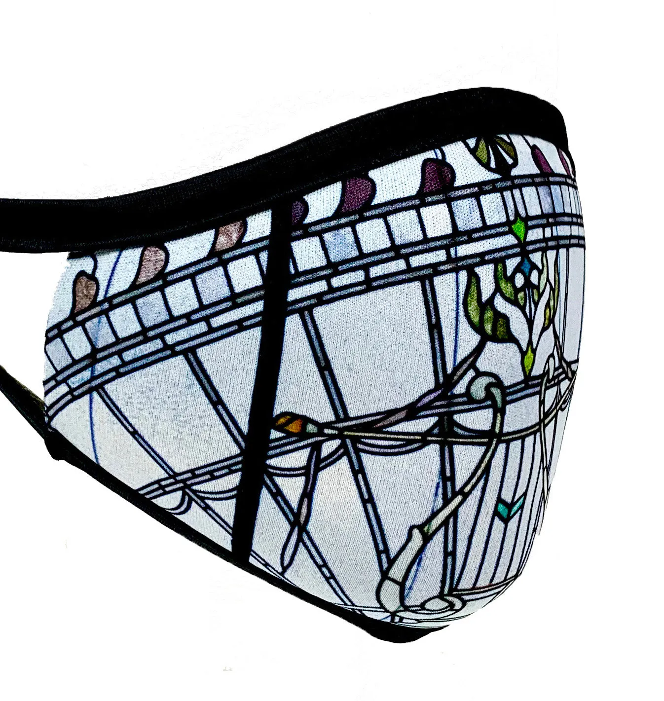 Stained-Glass Polyester Face Mask | Architectural Designs