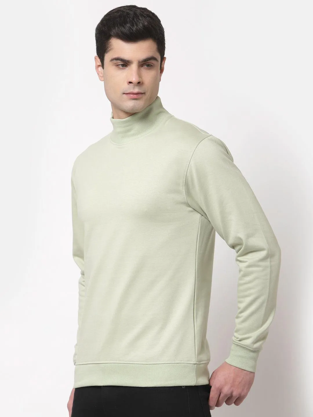 Style Quotient Men Green Sweatshirt