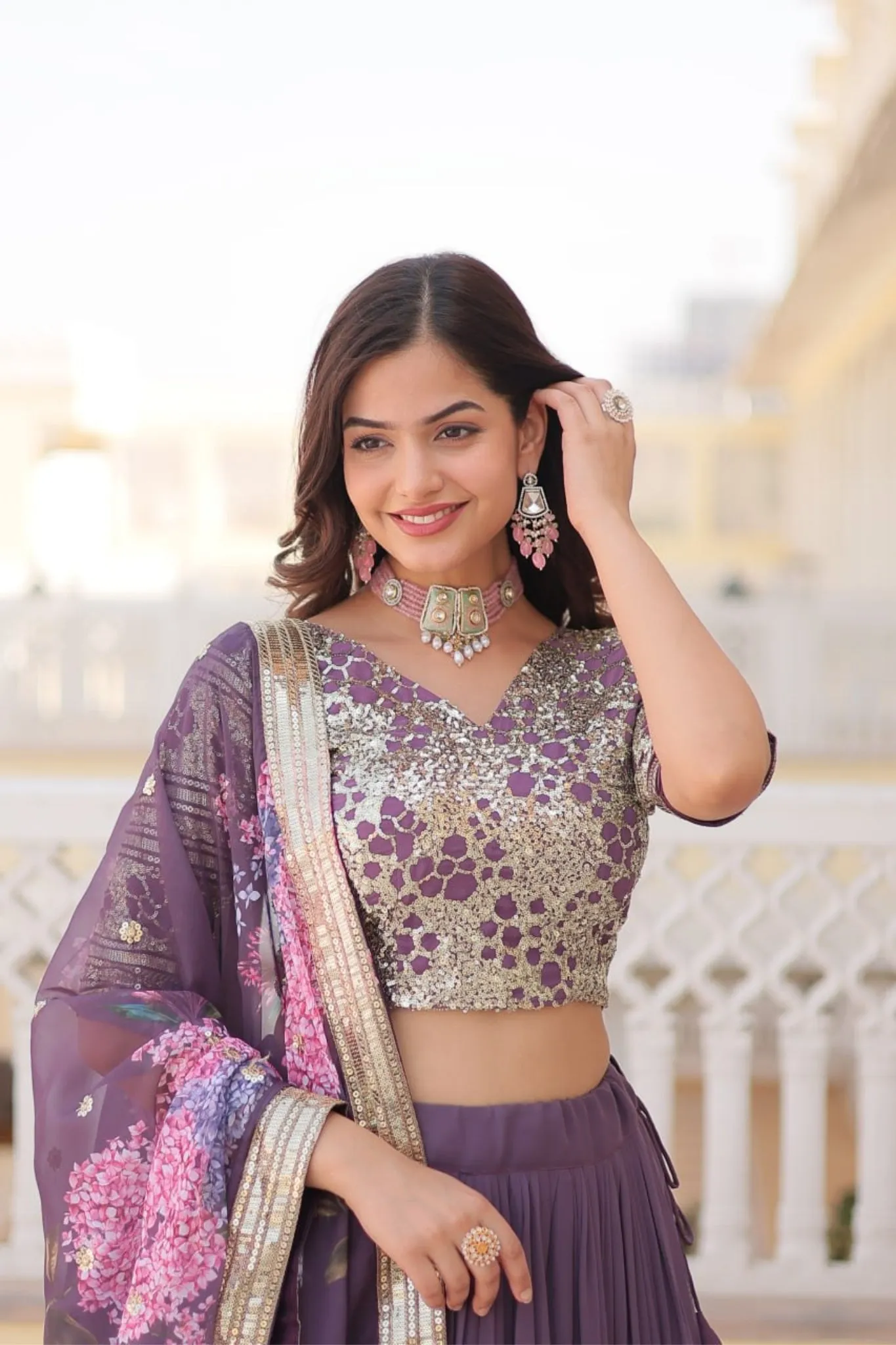 Traditional Flaired Lehenga Choli For Women