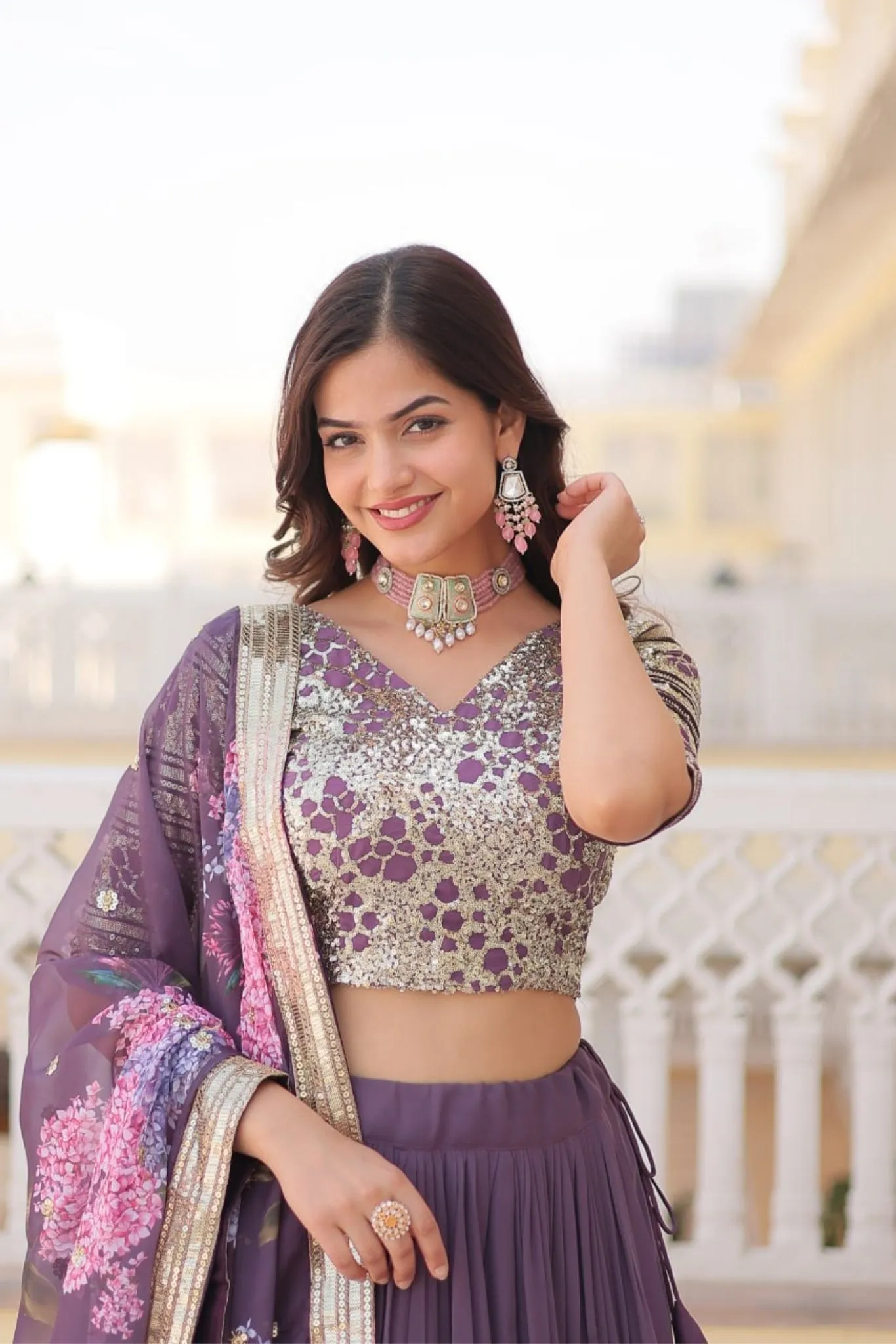 Traditional Flaired Lehenga Choli For Women