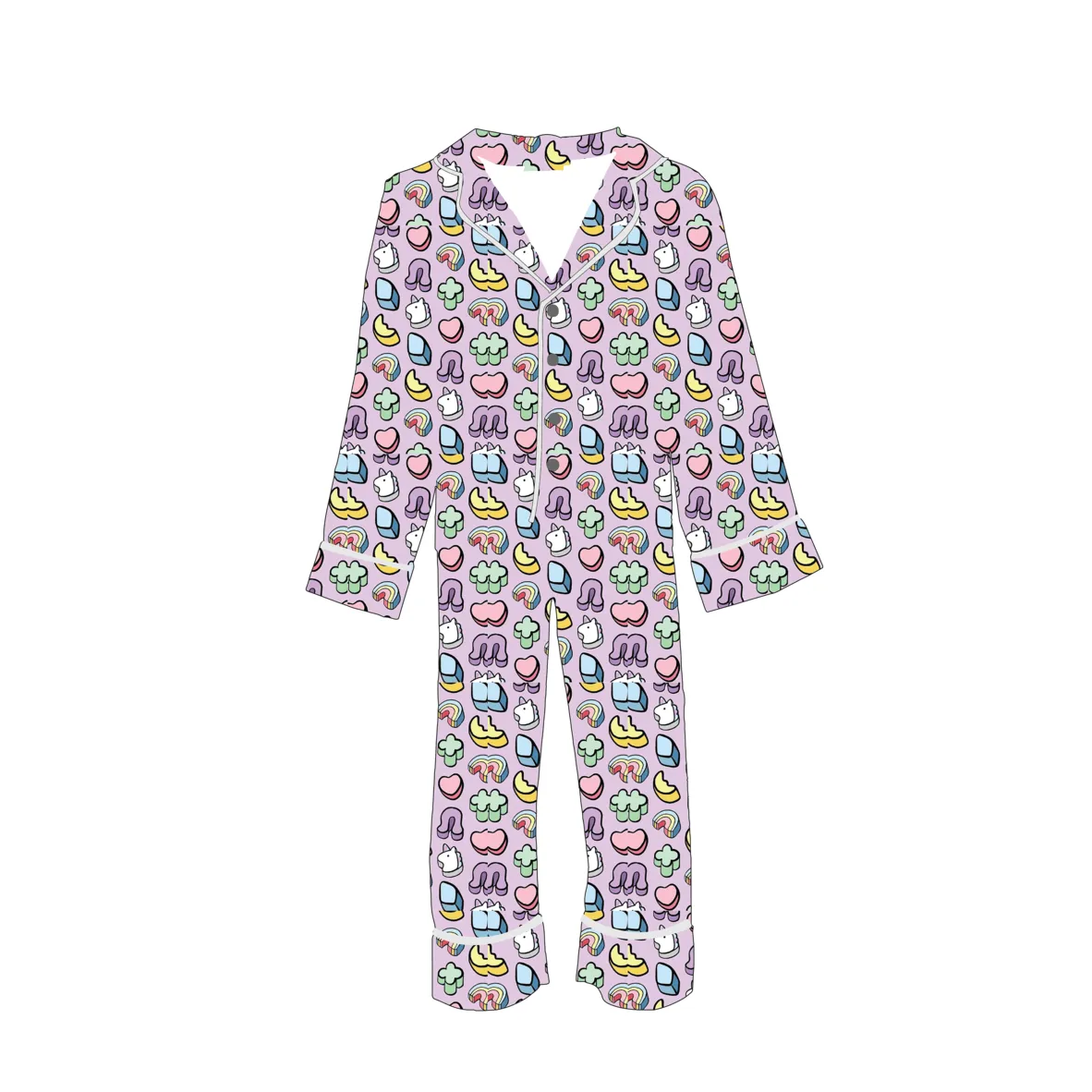 Tweenstyle Satin Loungewear Set - Charms