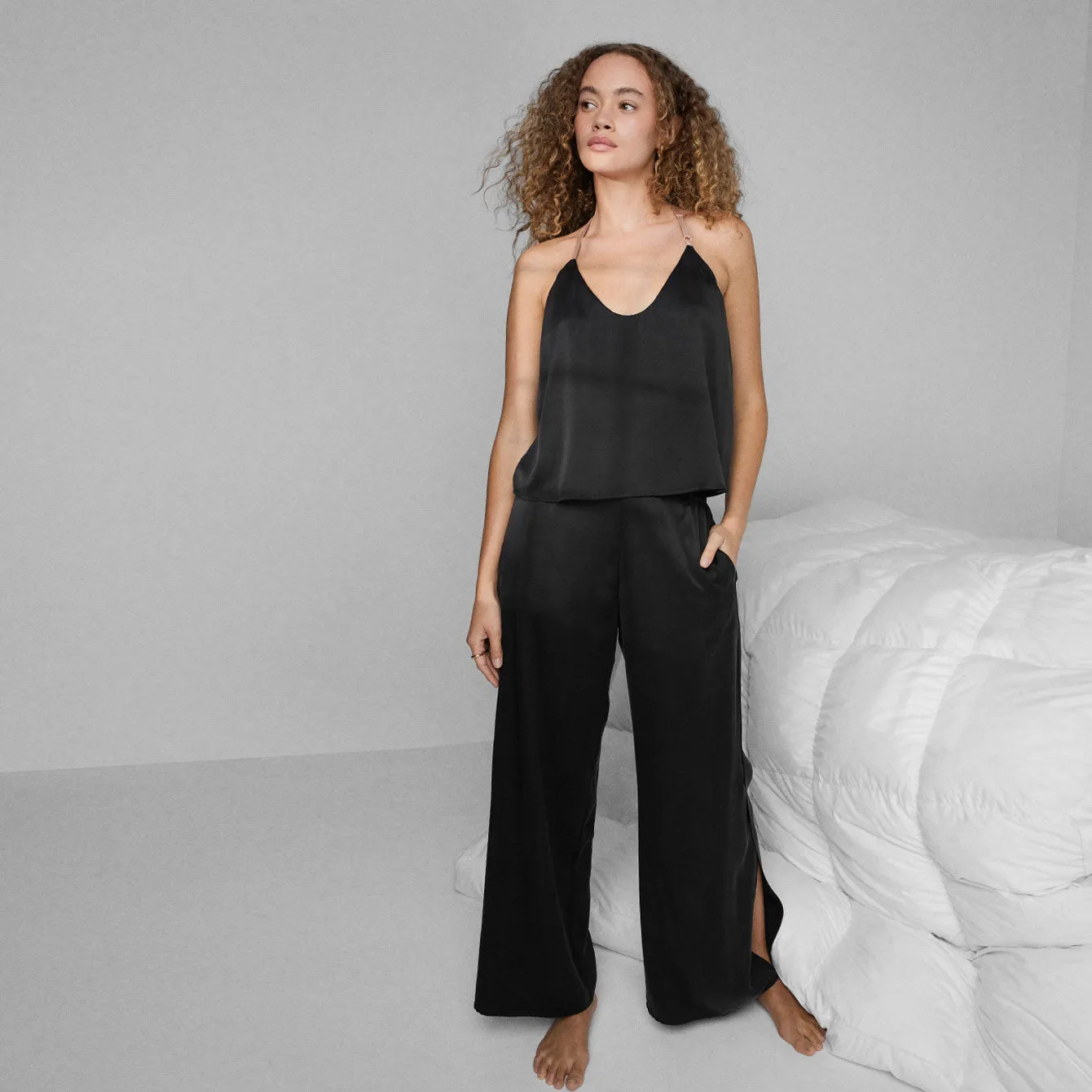 Washable Silk Cami Pant Set