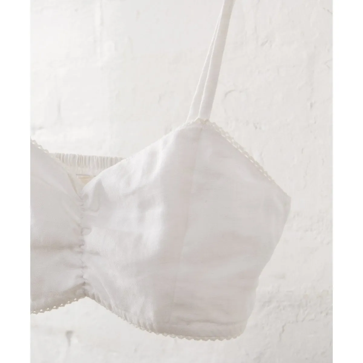 White Bralette - Linen