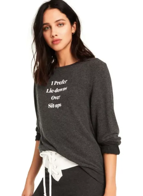 Wildfox Lie-Downs Baggy Beach Jumper Sweater