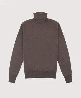 Wool Silk Rollneck Sweater