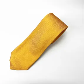 Yellow Texture Silk Tie